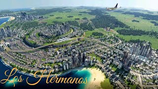 The Coastal City Los Hermanos Transport Fever 2 City Timelapse part 1 [upl. by Loss]