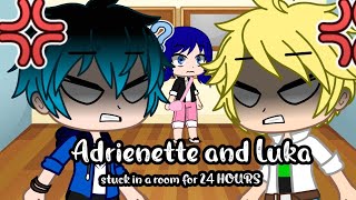 Adrienette and Luka stuck in a room for 24 hours  MLB  • Gacha Club •  Original [upl. by Nnaeirual]