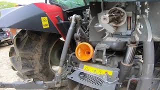 Adding hydraulic fluid to the Massey 4707 [upl. by Hnib]