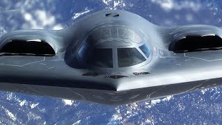 B2 Spirit Stealth Bomber in Action  Training [upl. by Harbard457]