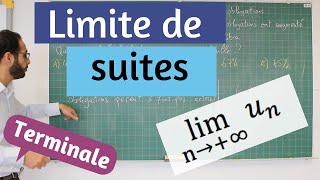 Limites de suites  Terminale [upl. by Nylkcaj558]