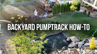 How To Build A Backyard Pumptrack [upl. by Dietrich]