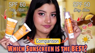 Comparing ALL Derma Co Sunscreens  Which One Is The BEST [upl. by Keg]