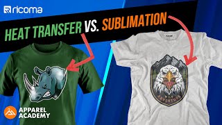 HEAT TRANSFER Vs SUBLIMATION  TShirt Printing amp More  Apparel Academy Ep56 [upl. by Rolando926]