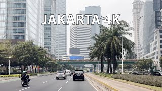 Driving Jakarta 4K  Worlds Fastest Sinking Megacity  Indonesia [upl. by Terrill]