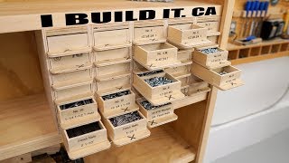 Making This Screw Organizer  30 Drawers 120 Compartments [upl. by Mindi]