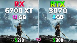 RTX 3070 vs RX 6700 XT  Test in 10 New Games [upl. by Sherman522]