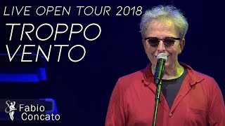 Fabio Concato  Troppo vento  Live Open Tour 2018 [upl. by Koressa]