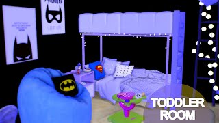 FREE FURNITURE CC  TODDLER CC FOLDER DOWNLOAD  SUPERHERO TODDLER ROOM  THE SIMS 4 [upl. by Nellak]