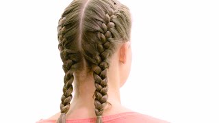 Pariserfletter  French Braids Tutorial  Flettemamma [upl. by Aillimat]