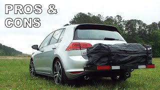 HitchMounted Cargo Carrier Pros and Cons [upl. by Ayanahs]