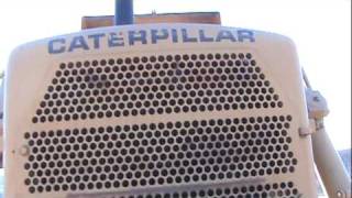 Caterpillar D8K start and operation part 1 [upl. by Ekeiram]