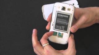 How To Remove Your SIM Card and MicroSD Card From Your Samsung Galaxy S3 [upl. by Hillell]