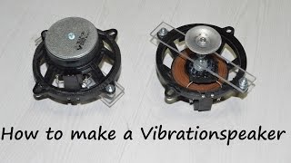 How to make a vibration speaker Omnidirectional design [upl. by Atiroc219]