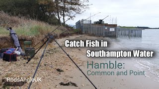 Catch Fish in Southampton Water HAMBLE COMMON AND POINT [upl. by Statis]