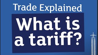 What is a tariff [upl. by Atsyrhc817]