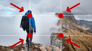 5 reglas de COMPOSICIÓN FOTOGRÁFICA APRENDE con ejemplos 📸 [upl. by Keyek]