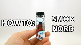 How To Fill And Prime Smok Nord  Vaporleaf [upl. by Leora41]