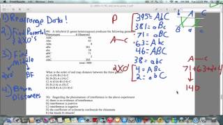 Genetics Gene mapping in 4 steps [upl. by Meirrak]