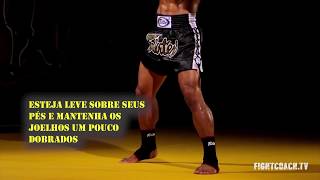 Muay Thai Postura Básica e Movimento [upl. by Nnel]