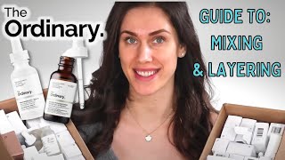 The Ordinary  ULTIMATE GUIDE TO MIXING amp LAYERING SKINCARE [upl. by Hayyim]