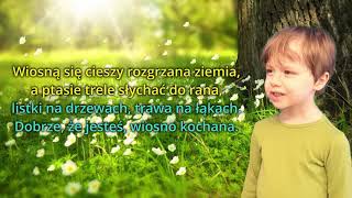 To nasza wiosna w wykonaniu Michała 6 lat [upl. by Ollie]