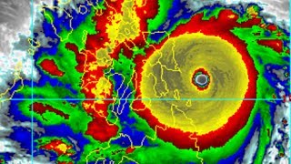 Super Typhoon HAIYAN YOLANDA in Tacloban City Philippines 2013 [upl. by Cadmann938]