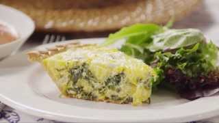 How to Make Spinach Quiche  Brunch Recipes  Allrecipescom [upl. by Lareine]