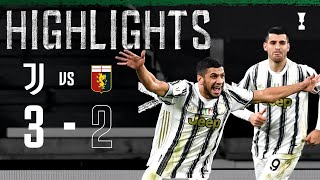 Juventus 32 Genoa  Rafia Scores Debut Winner  Coppa Italia Highlights [upl. by Borlow]