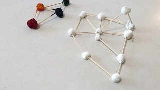 How To Make A Molecule Model  Science For Kids [upl. by Yekcaj]