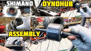 How to SHIMANO DYNOHUB Service Internal Assembly Step by step [upl. by Euton]