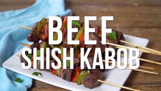 BEST Beef Shish Kabob Recipe  The Mediterranean Dish [upl. by Dolan296]