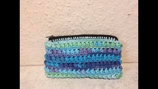 Tuto pochette au crochet [upl. by Nilrev]