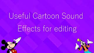 100 Cartoon Sound Effects for Editing [upl. by Towney]