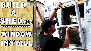 Easy Shed Window Install [upl. by Clayborn]