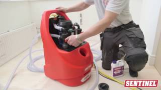 How to powerflush a central heating system 12 [upl. by Lemyt]