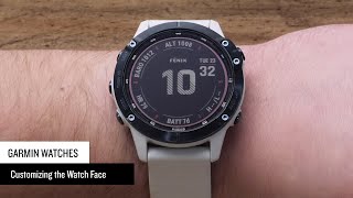 Support Garmin Watch Face Customization [upl. by Brod]