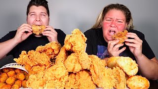 Redneck Deep Fried Chicken • MUKBANG [upl. by Waters]