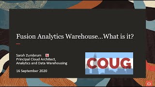 Oracle Fusion Analytics WarehouseWhat is It [upl. by Ayekan848]