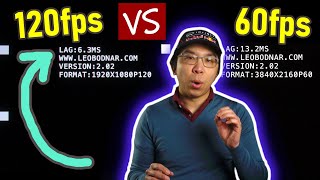 Why 120fps Wins You Games vs 60fps 120Hz vs 60Hz Shorts [upl. by Gawlas]