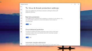 How to Turn On Or Off Virus and Threat Protection in Microsoft Defender  Windows 10 Tutorial [upl. by Fanestil940]