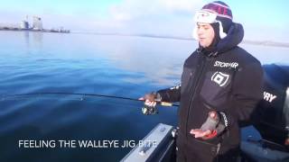 quotHowToquot  Walleye Jigging Tips in Deep amp ColdWater [upl. by Rawdon956]