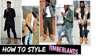 How to Style Timberland Boots  Outfit Ideas [upl. by Shena51]