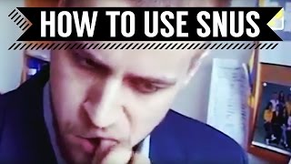 How to use Swedish Snus  Northernercom [upl. by Assille]