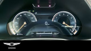 Digital Instrument Cluster  Genesis G80 and GV80  HowTo  Genesis USA [upl. by Einotna]