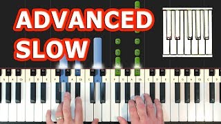 ✅ Ludovico Einaudi  Nuvole Bianche  Piano Tutorial Easy SLOW  How To Play Synthesia [upl. by Belamy]