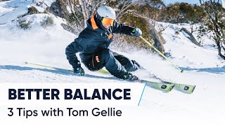 HOW TO SKI STEEPER SLOPES  3 Tips For Better Balance [upl. by Doscher817]