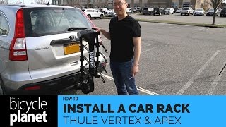 Thule Vertex  Apex Hitch Rack Installation [upl. by Nannahs]