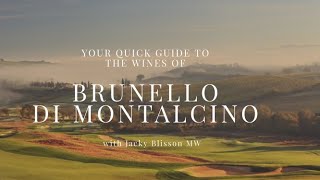 Your Quick Guide to Brunello di Montalcino Wines [upl. by Llekram]