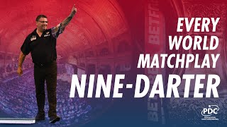 Every NineDarter in World Matchplay History [upl. by Fleeta635]